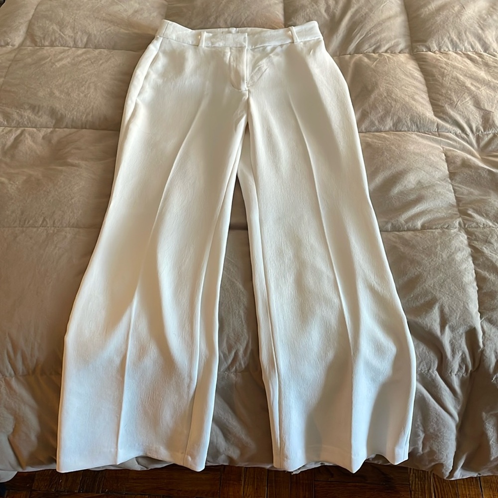 Aritzia White Effortless Pant